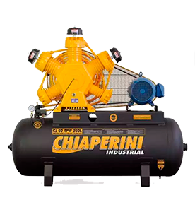 Compressor de alta pressão 60 pcm 360 litros Chiaperini CJ 60 APW 360L